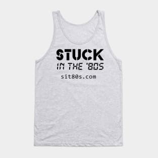 Stuck in the '80s logo with URL Tank Top